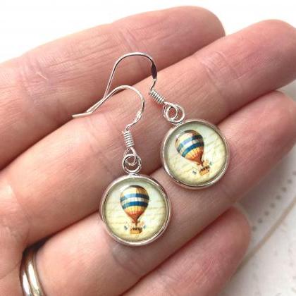 Studs Or Dangle Earrings With Air Balloon..