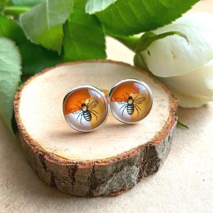Studs Or Dangle Earrings! Silver Bee Earrings,..